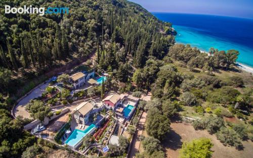 Wohnung mit balkon. In Lefkada Town.