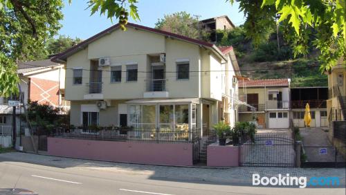 Apartment for two in Star Dojran with terrace and wifi.