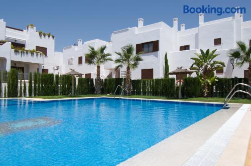 2-Zimmer-Apt in San Juan De Los Terreros. Balkon!