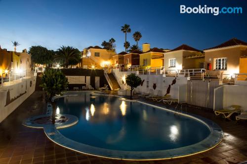 Terrace! Enjoy your swimming pool in Corralejo!