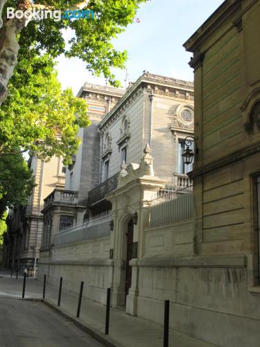 Tiny place in Nîmes with terrace