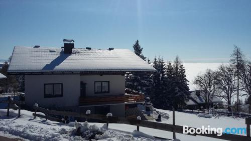 Appartement met 2 slaapkamers in Deutschgriffen. Met terras!