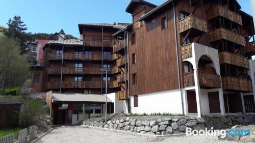 Ferienwohnung in Les Deux Alpes. Haustier erlaubt!