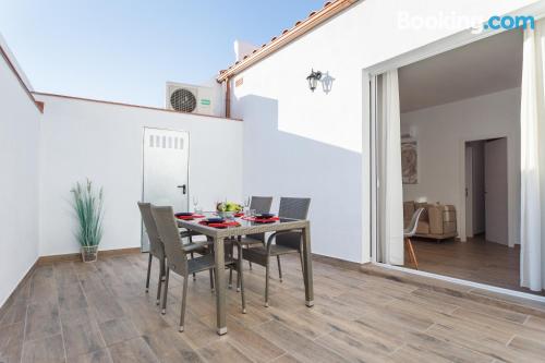 Apartamento para famílias em Mataró. Com terraço!