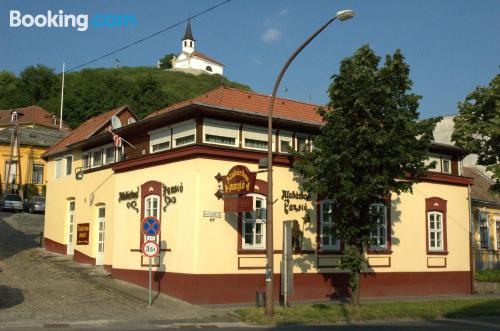 Terrace and internet home in Esztergom. Good choice!