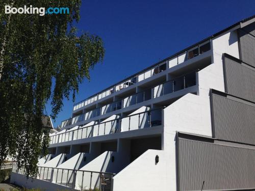 Appartement met terras. Kristiansand vanuit uw raam!