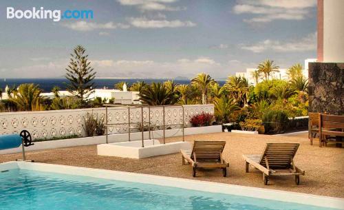 Central apartment with pool