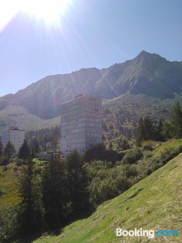 Passo del Tonale, nahe dem Zentrum. Tierfreundlich