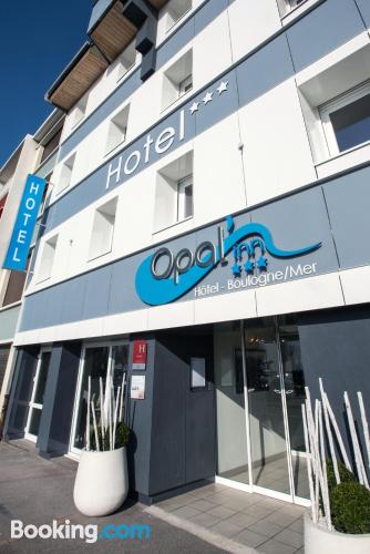 Goed gelegen Boulogne-sur-Mer appartement. Geschikt voor honden